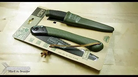 Bahco knife&folding saw kit- a quick look