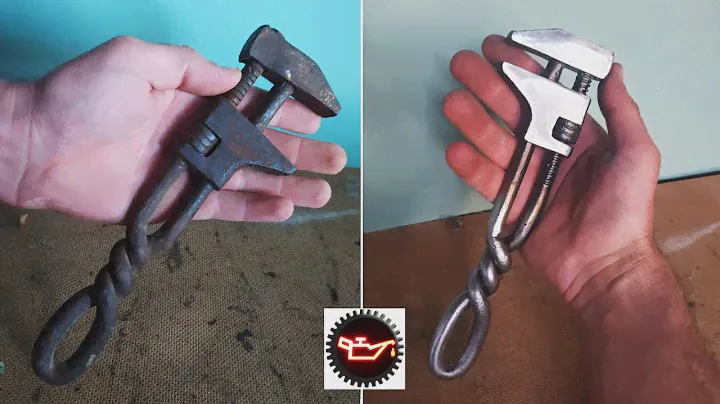 Antique Adjustable wrench - Restoration