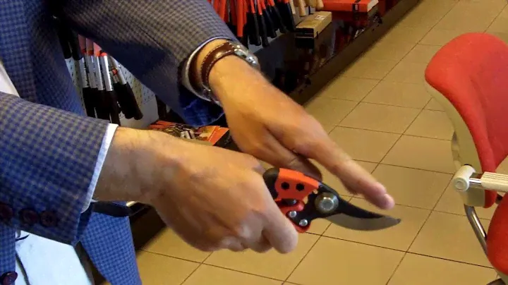 PRADINES : Avantages ergonomiques des sécateurs professionnels BAHCO, par M. Yves Delamarre
