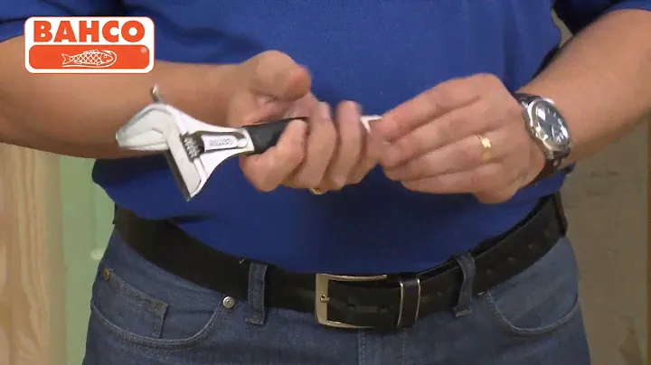 Bahco 9031C ERGO™ Wide Opening Jaw Adjustable Wrench 8"