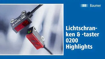 Baumer | Miniatur-Lichtschranken und -Lichttaster O200 | Unübertroffen zuverlässige Objekterkennung
