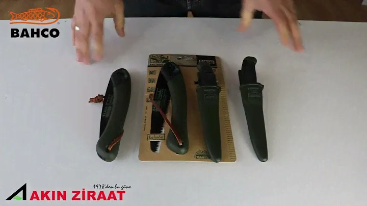 Bahco LAP-KNIFE Katlanır Testere ve Bıçak seti