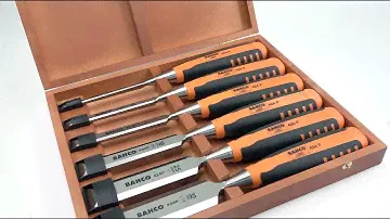 Bahco 424P S6 Bevel Edge Chisel Set 6 Piece in Wooden Box