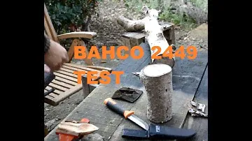 Bahco 2449 Test (yarma ve ağır iş bıçağı)