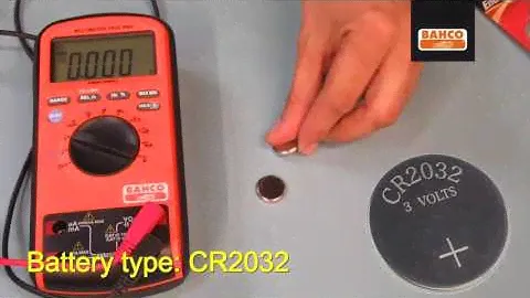 74DTT-45 69DTT-5 74DTT-100 78DTT-340 89DTT-800 BAHCO DTT - HOW TO CHANGE THE MEMORY BATTERY