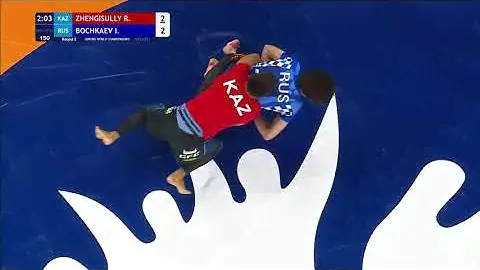 Round 2 Men's GP No-Gi - 66 kg: R. ZHENGISULLY (KAZ) v. I. BOCHKAEV (RUS)