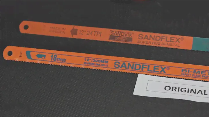¿Cómo identificar una hoja Sandflex original?